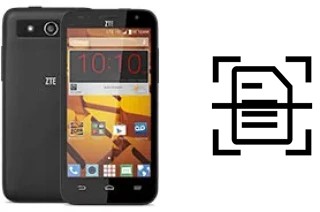 Numériser un document sur un ZTE Speed