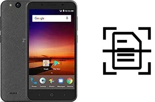 Numériser un document sur un ZTE Tempo X