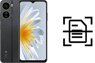 Numériser un document sur un ZTE Voyage 3D
