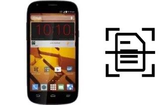 Numériser un document sur un ZTE Warp Sync