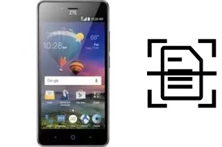 Numériser un document sur un ZTE ZFive L LTE