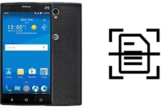 Numériser un document sur un ZTE Zmax 2