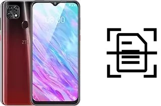 Numériser un document sur un ZTE Blade 20