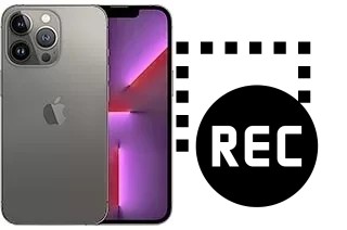 Capture vidéo écran dans Apple iPhone 13 Pro