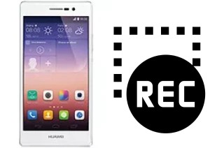 Capture vidéo écran dans Huawei Ascend P7