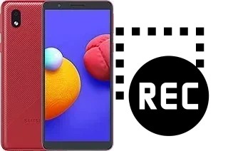 Capture vidéo écran dans Samsung Galaxy A01 Core