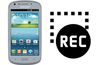 Capture vidéo écran dans Samsung Galaxy Axiom R830