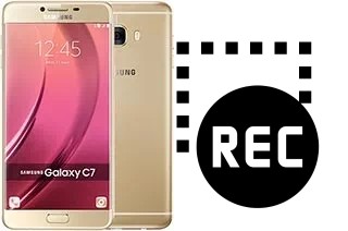 Capture vidéo écran dans Samsung Galaxy C7