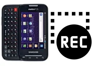 Capture vidéo écran dans Samsung R910 Galaxy Indulge