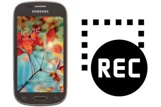 Capture vidéo écran dans Samsung Galaxy Light