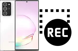 Capture vidéo écran dans Samsung Galaxy Note20+ 5G