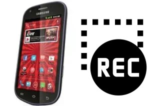 Capture vidéo écran dans Samsung Galaxy Reverb M950