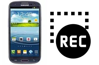 Capture vidéo écran dans Samsung Galaxy S III I747