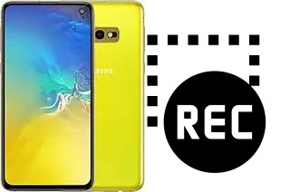 Capture vidéo écran dans Samsung Galaxy S10e