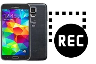 Capture vidéo écran dans Samsung Galaxy S5 (USA)