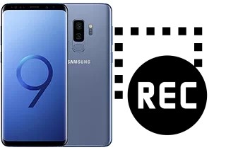 Capture vidéo écran dans Samsung Galaxy S9+