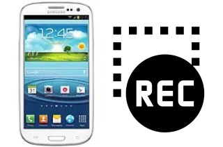 Capture vidéo écran dans Samsung Galaxy S III CDMA