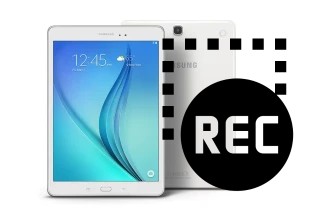 Capture vidéo écran dans Samsung Galaxy Tab A 9.7