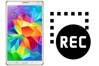 Capture vidéo écran dans Samsung Galaxy Tab S 8.4