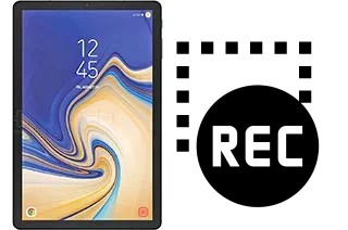 Capture vidéo écran dans Samsung Galaxy Tab S4 10.5