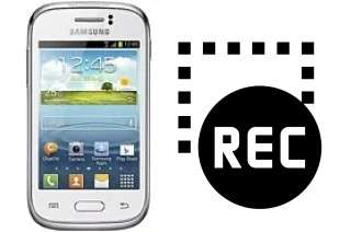 Capture vidéo écran dans Samsung Galaxy Young S6310