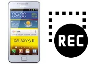 Capture vidéo écran dans Samsung I9100G Galaxy S II