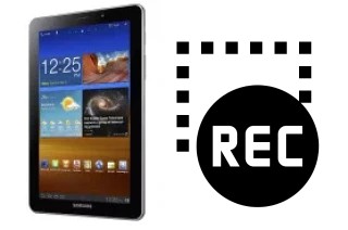 Capture vidéo écran dans Samsung P6800 Galaxy Tab 7.7