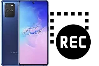 Capture vidéo écran dans Samsung Galaxy S10 Lite