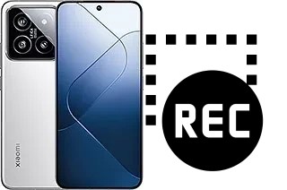 Capture vidéo écran dans Xiaomi 14