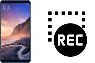 Capture vidéo écran dans Xiaomi Mi Max 3 Pro