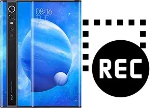 Capture vidéo écran dans Xiaomi Mi Mix Alpha