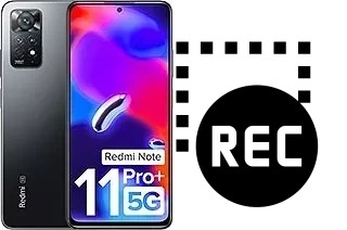 Capture vidéo écran dans Xiaomi Redmi Note 11 Pro+ 5G