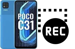 Capture vidéo écran dans Xiaomi Poco C31