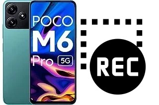 Capture vidéo écran dans Xiaomi Poco M6 Pro