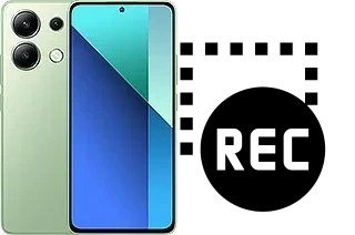 Capture vidéo écran dans Xiaomi Redmi Note 13 4G