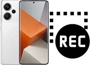 Capture vidéo écran dans Xiaomi Redmi Note 13 Pro+