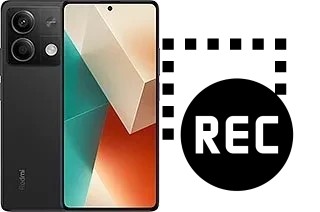 Capture vidéo écran dans Xiaomi Redmi Note 13