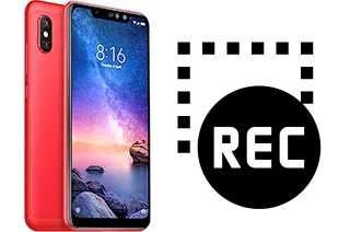 Capture vidéo écran dans Xiaomi Redmi Note 6 Pro