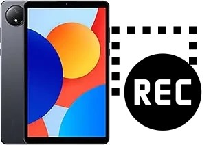 Capture vidéo écran dans Xiaomi Redmi Pad SE 4G