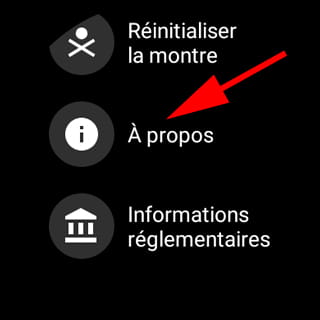 Informations sur WearOS