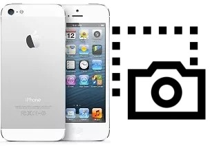 Capture d’écran sur Apple iPhone 5