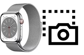 Capture d’écran sur Apple Watch Series 8