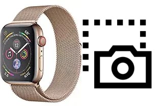 Capture d’écran sur Apple Watch Series 4