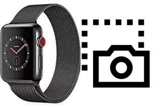 Capture d’écran sur Apple Watch Series 3