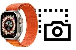 Capture d’écran sur Apple Watch Ultra