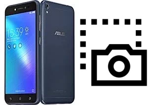 Capture d’écran sur Asus Zenfone Live ZB501KL