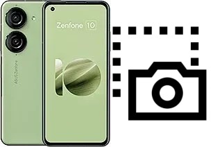 Capture d’écran sur Asus Zenfone 10