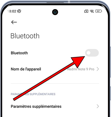 Activer le Bluetooth sur Xiaomi