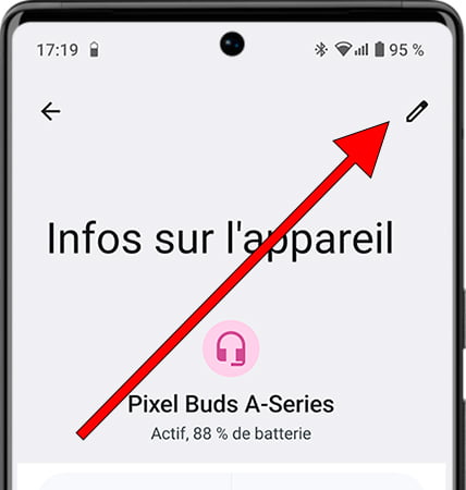 Modifier le nom du périphérique Bluetooth sur Android