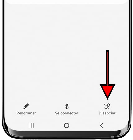 Déconnecter un appareil Bluetooth sur un Samsung Galaxy